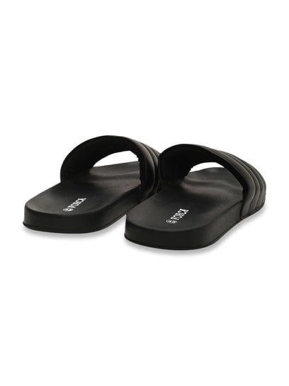 Buy Forca by Lifestyle Men s Black Slides for Men at Best Price