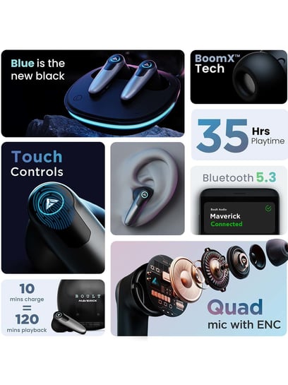 Buy Boult Audio AirBass Maverick TWS Earbuds Online At Best Price @ Tata  CLiQ
