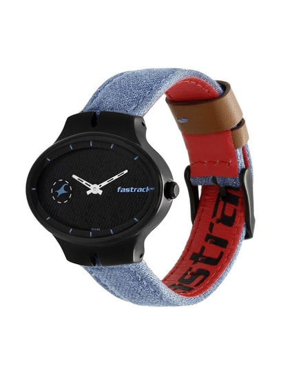 Fastrack Denim Analog Blue Dial Men's Watch-3184sm01 / 3184sm01 at Rs  2079.00 | Fastrack Watches | ID: 25304954948