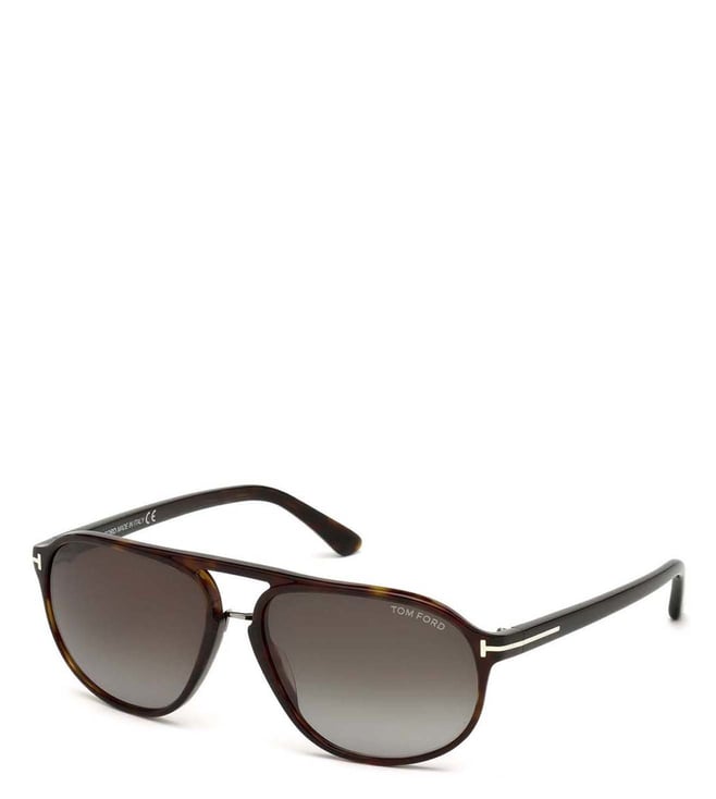 Buy Tom Ford Grey FT0447 Oval Sunglasses for Men Online @ Tata CLiQ Luxury