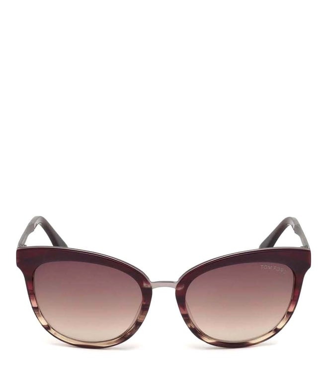 Buy Tom Ford Cocoa Brown FT0461 Cat Eye Sunglasses for Women Online @ Tata  CLiQ Luxury