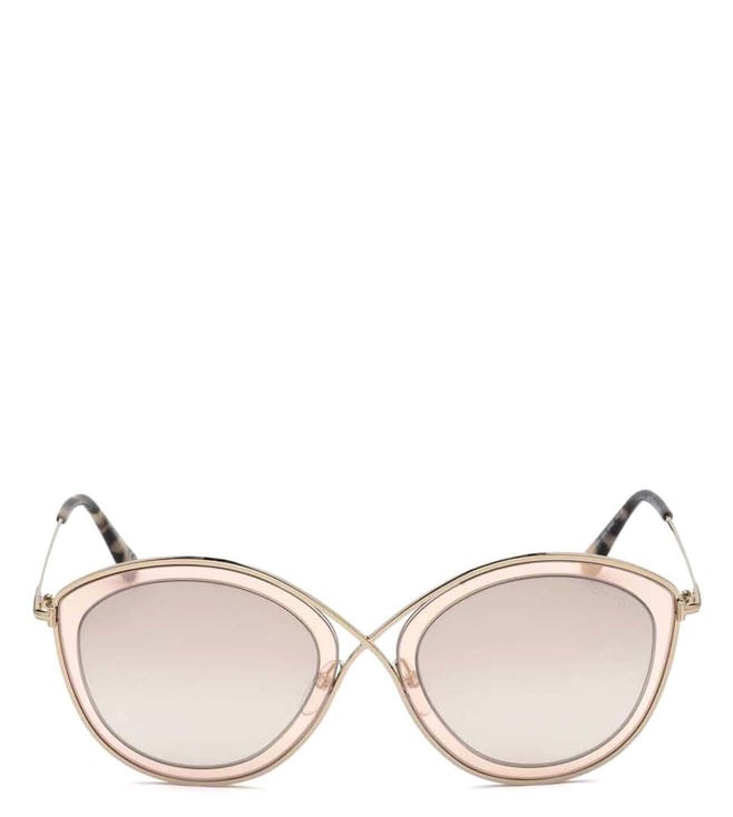 Buy Tom Ford Brown FT0604 Round Sunglasses for Women Online @ Tata CLiQ  Luxury