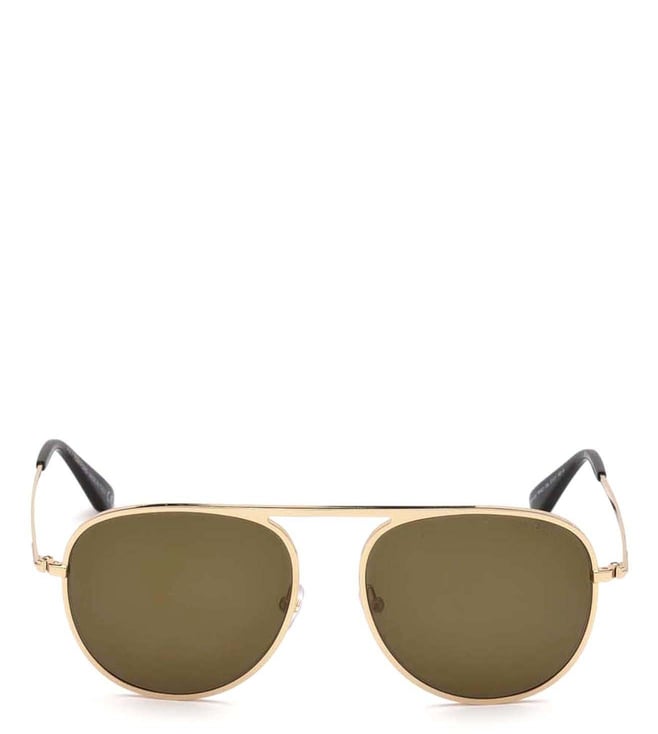 Buy Tom Ford Brown FT0621 Pilot Unisex Sunglasses Online @ Tata CLiQ Luxury