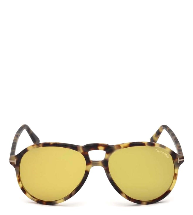 Buy Tom Ford Brown FT0645 Round Sunglasses for Men Online @ Tata CLiQ Luxury