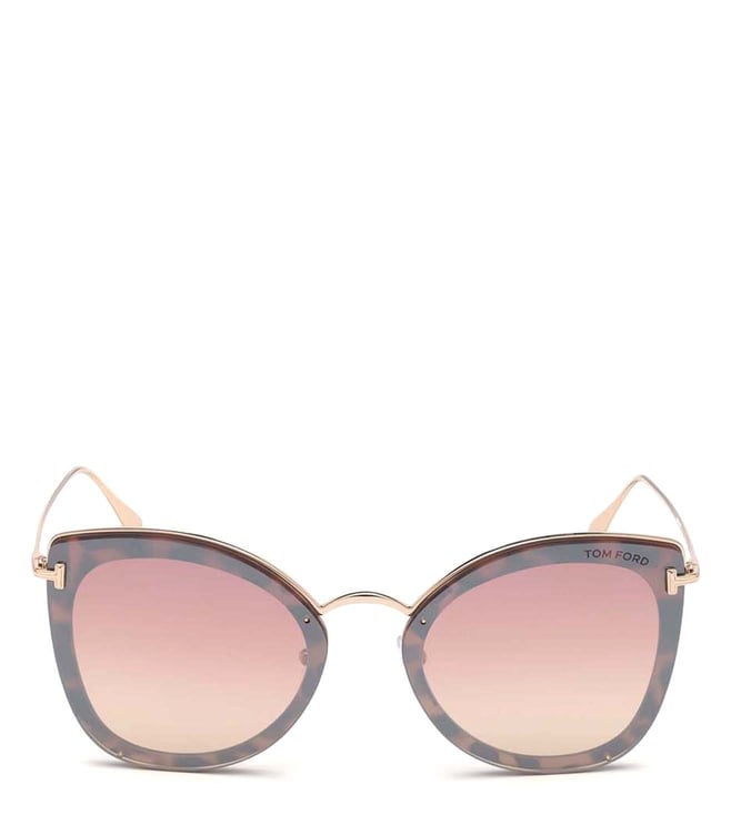 Buy Tom Ford Brown FT0657 Butterfly Sunglasses for Women Online @ Tata CLiQ  Luxury