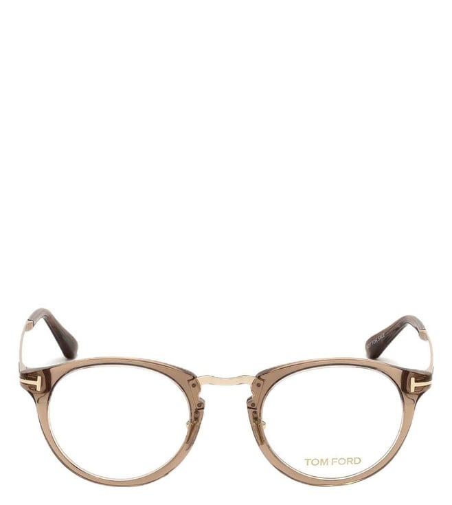 Buy Tom Ford Brown Round Unisex Eye Frames Online @ Tata CLiQ Luxury