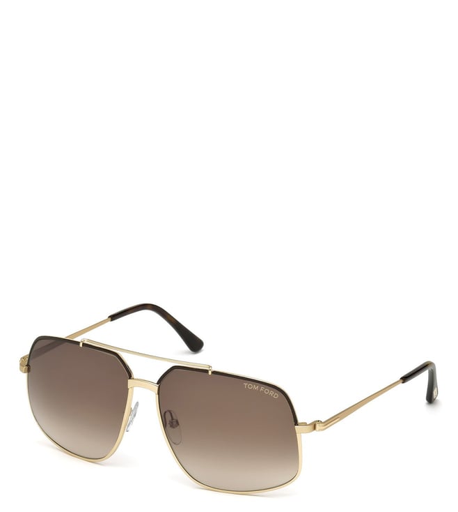 Buy Tom Ford Brown Geometric Sunglasses for Women Online @ Tata CLiQ Luxury