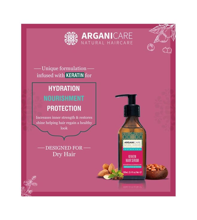 Buy Arganicare Keratin Repairing Hair Serum 100 Ml Online Tata Cliq Luxury 3377