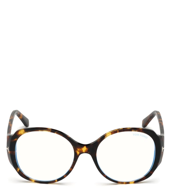 Buy Tom Ford Blue Block Black Oval Eye Frames for Women Online @ Tata CLiQ  Luxury