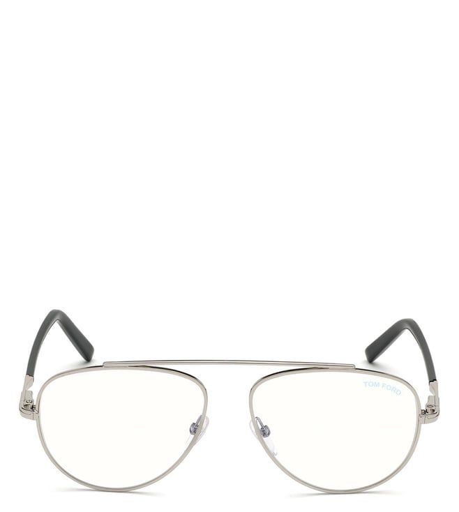 Buy Tom Ford Blue Block Silver Pilot Eye Frames for Men Online @ Tata CLiQ  Luxury