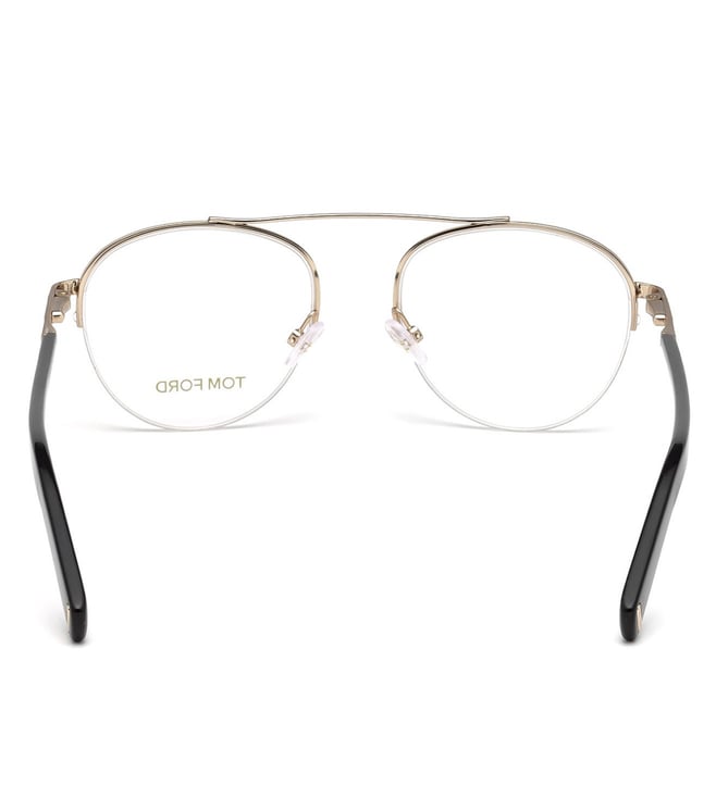 Buy Tom Ford Gold Oval Eye Frames for Men Online Tata CLiQ Luxury
