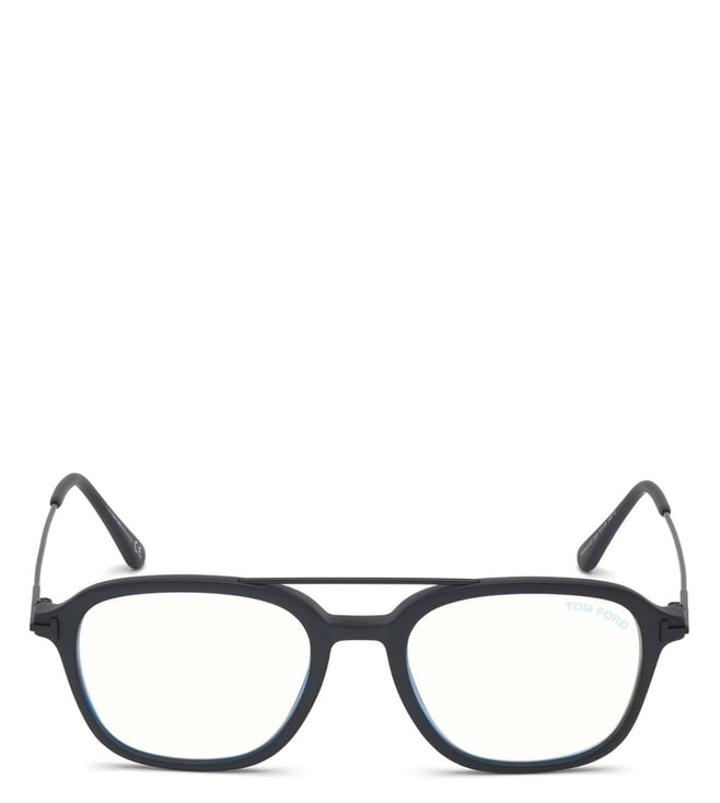 Buy Tom Ford Blue Block Brown Square Eye Frames for Men Online @ Tata CLiQ  Luxury