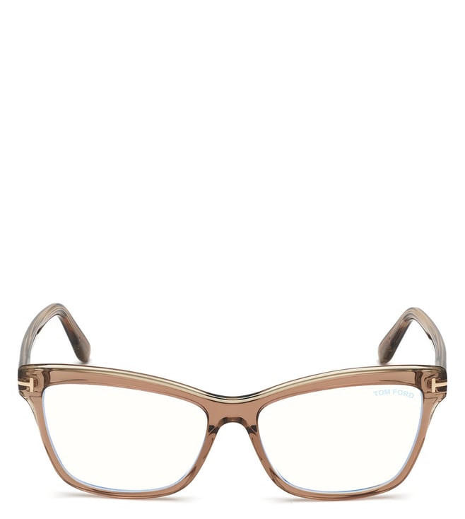 Buy Tom Ford Blue Block Brown CatEye Eye Frames for Women Online @ Tata  CLiQ Luxury