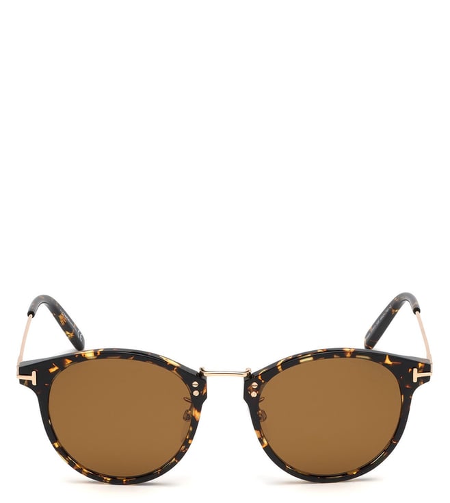 Buy Tom Ford Brown Oval Sunglasses for Men Online @ Tata CLiQ Luxury