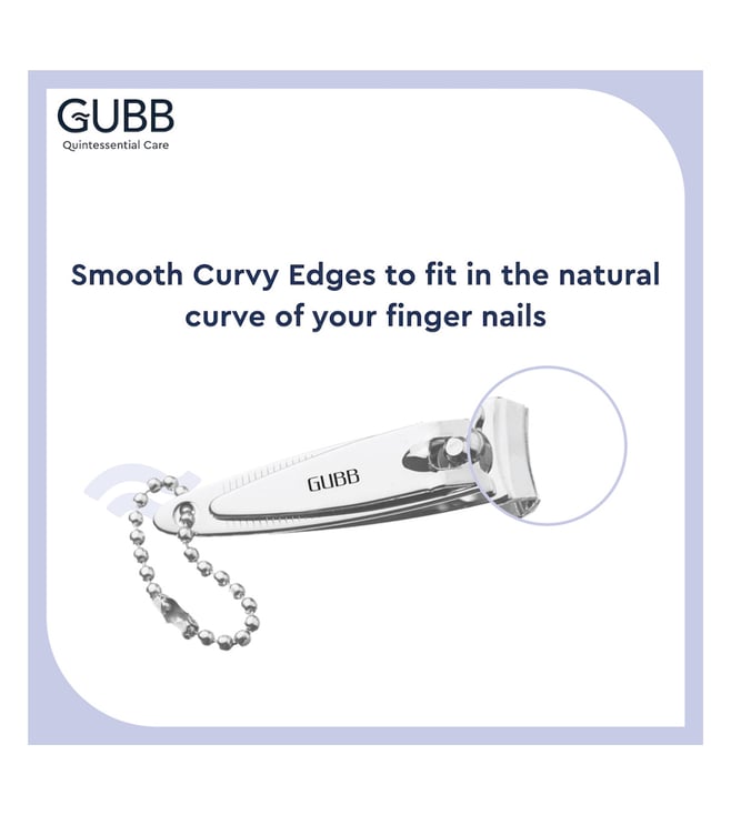 GUBB Nail Clipper Curved (Stainless Steel) Pack Of 2 Combo