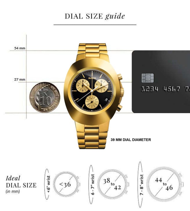 Buy RADO R12949153 DiaStar Original Chronograph Watch for Men Online ...