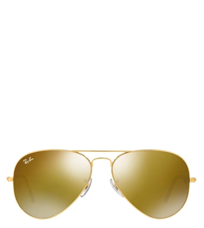 Buy Ray-Ban Gold Legacy Unisex Sunglasses Online @ Tata CLiQ Luxury