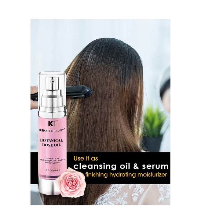Buy Kehairtherapy Professional Shampoo, Conditioner & Rose Oil Serum