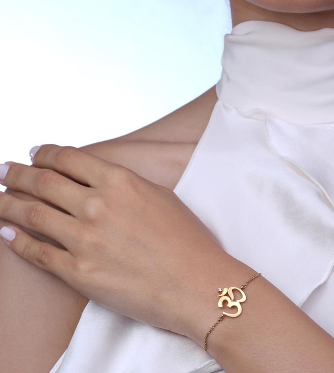 9kt white gold three diamond bracelet | Aristocrazy