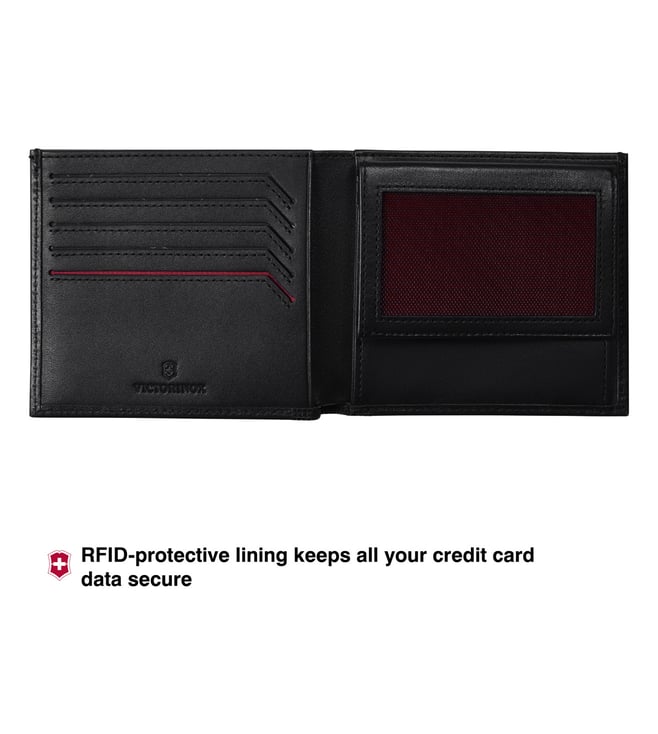 Buy VICTORINOX Black Altius Alox Medium Wallets Online @ Tata CLiQ Luxury