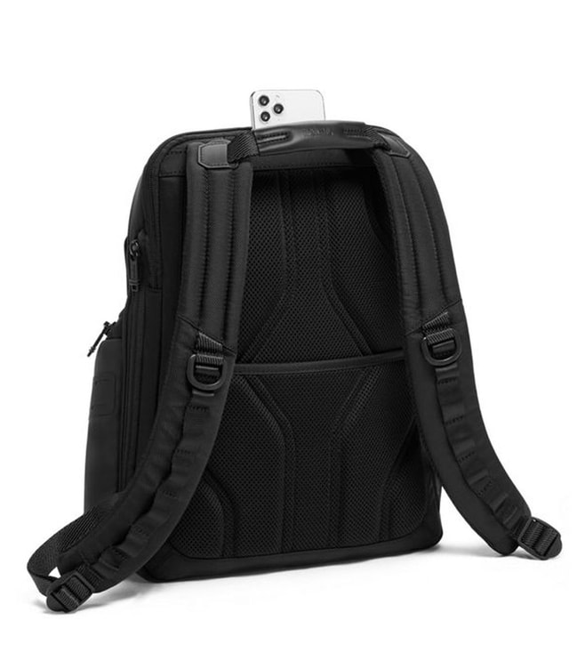 Buy Tumi Black Alpha Bravo Large Navigation Laptop Backpack for Men ...