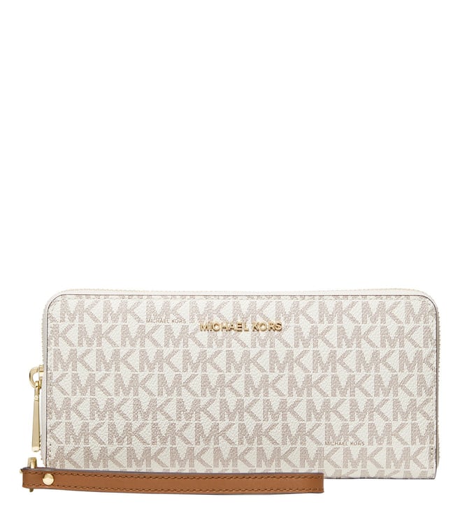 michael kors jet set vanilla wristlet