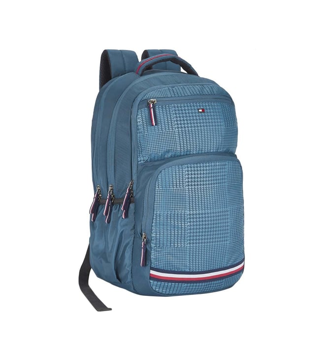 Buy Tommy Hilfiger Teal Green Woody Large Laptop Backpack Online @ Tata ...