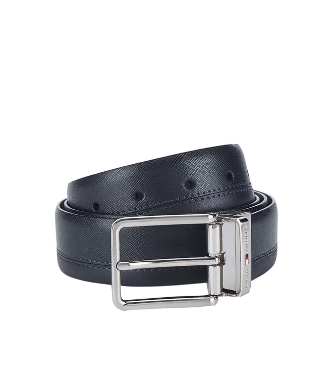 Buy BOSS Black Monogrammed Leather Reversible Belt for Women Online @ Tata  CLiQ Luxury