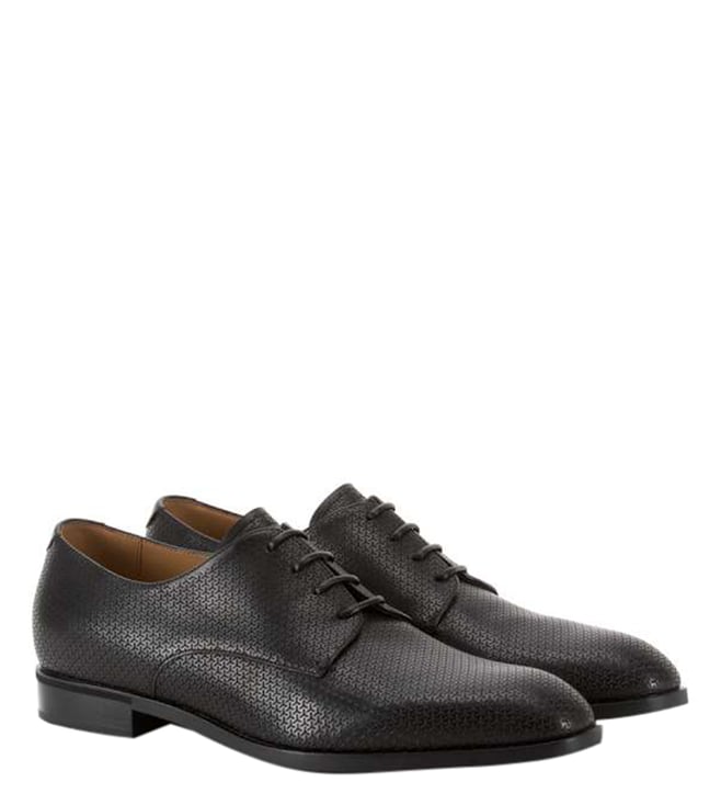 Buy Emporio Armani Nero Derby Shoes for Men Online @ Tata CLiQ Luxury