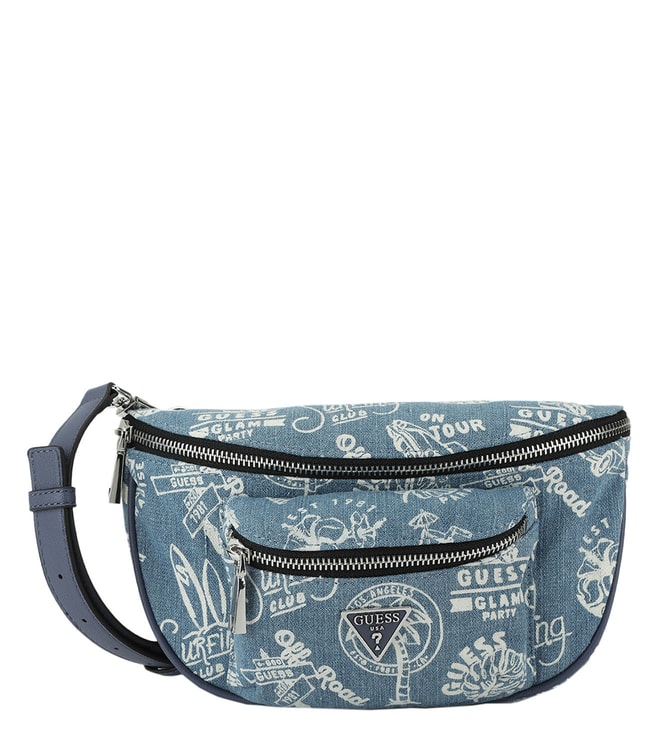 Buy Guess Denim Manhattan Large Belt Bag for Women Online @ Tata