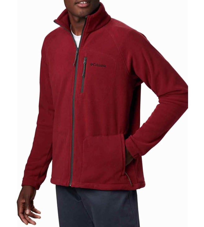 columbia red fleece