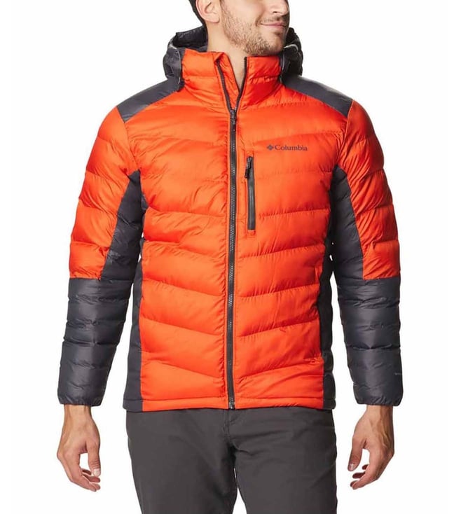Buy Columbia Orange Omni-Heat Infinity Regular Fit Hooded Jacket for Men  Online @ Tata CLiQ Luxury