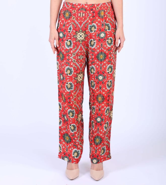 Buy Navy Blue Trousers & Pants for Women by YOUSTA Online | Ajio.com