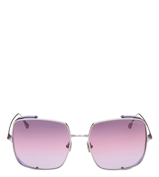 Buy Tom Ford Purple Beveled Sunglasses for Women Online @ Tata CLiQ Luxury