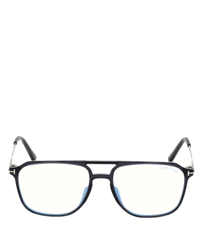 TOM FORD Men's FT5665-BM54 Blue Light Blocking Navigator Optical Glasses