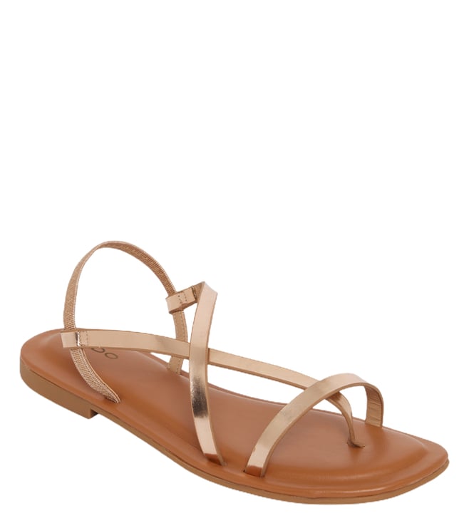 Buy ALDO Rose Gold BROASA653 Sling Back Sandals for Women Online