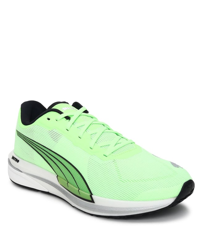 puma green tennis shoes