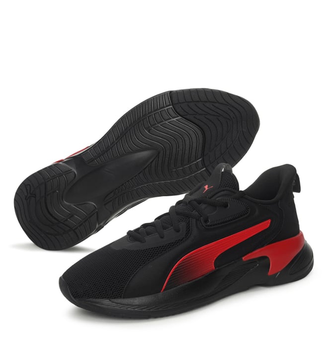 Buy Puma Black & High Risk Red Softride Premier Ombre Buy Puma Black & High Risk Red Softride Premier Ombre