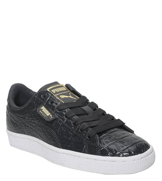 Buy Puma Black Basket Exotic Lux Women Sneakers Online Tata CLiQ Luxury