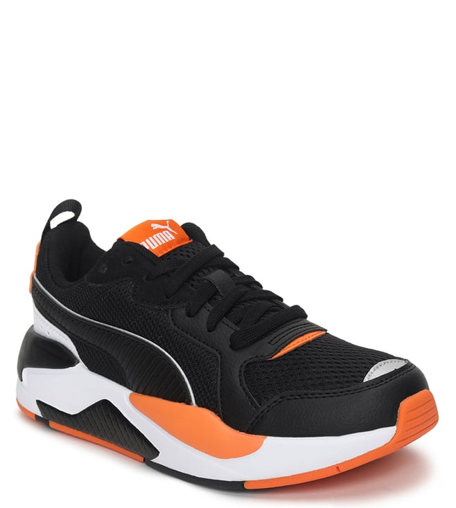 Orange and cheap black pumas