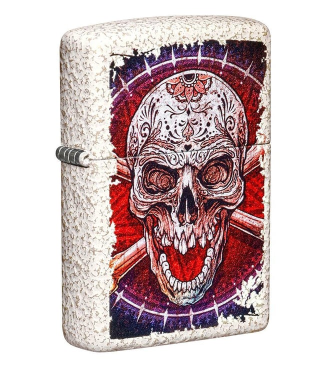 Zippo Red Box Top Design Metallic Red Windproof Lighter