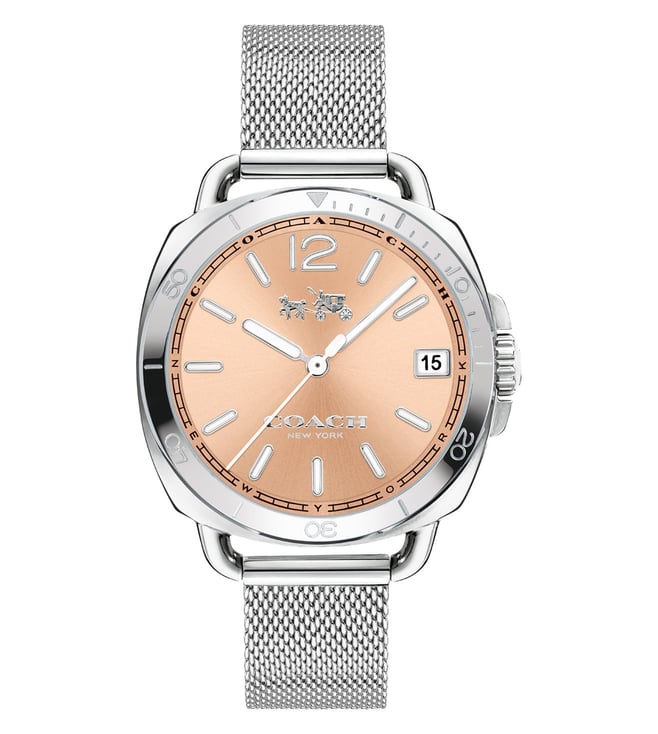 Coach tatum clearance rose gold watch