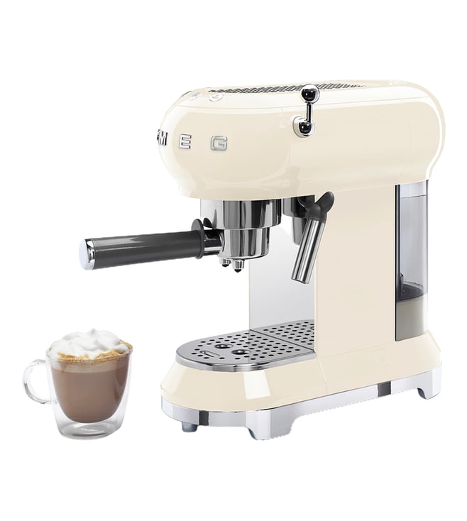 Buy Smeg Cream Espresso 2 Cups Machine Online @ Tata CLiQ Luxury