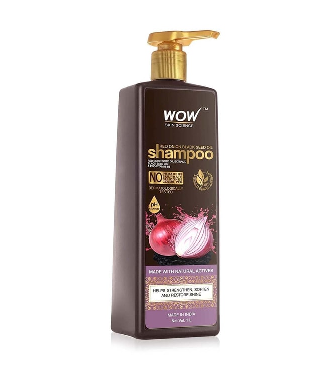Wow Skin Science Onion Black Seed Oil Shampoo - 1000 ml from Wow Skin  Science at best prices on Tata Beauty