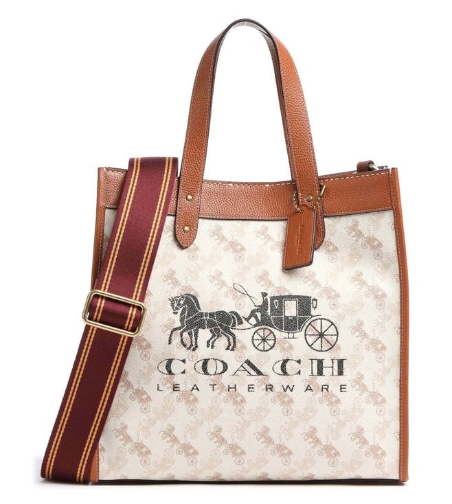 Buy Coach B4/Chalk Burnished Amber Medium Field Tote for Women Online @  Tata CLiQ Luxury