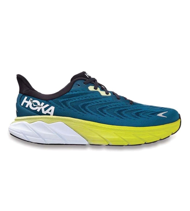 Buy Hoka Arahi 6 Graphite Blue Men Running Shoes for Women Online ...