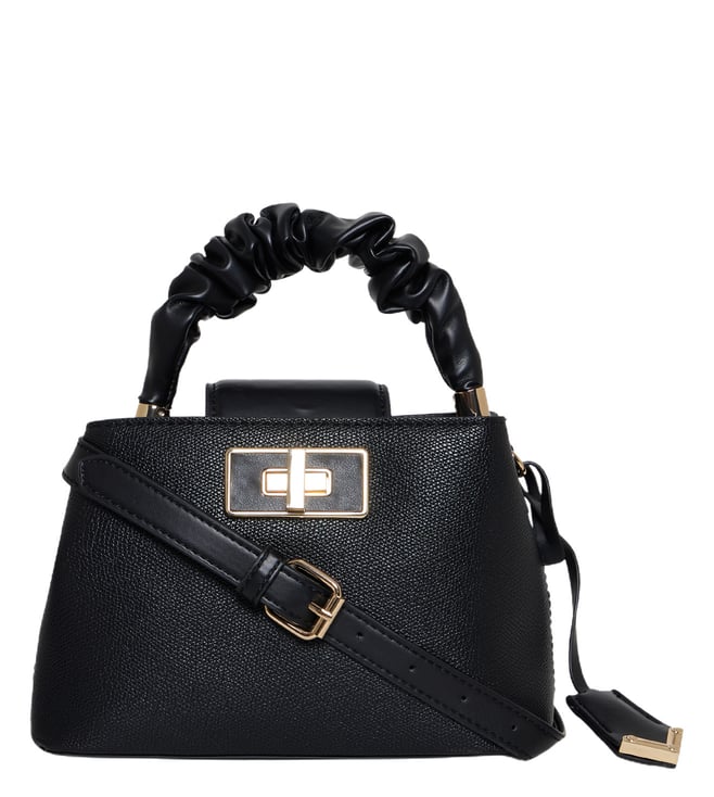 Buy ALDO Black Feminine Medium Satchel Online Tata CLiQ Luxury