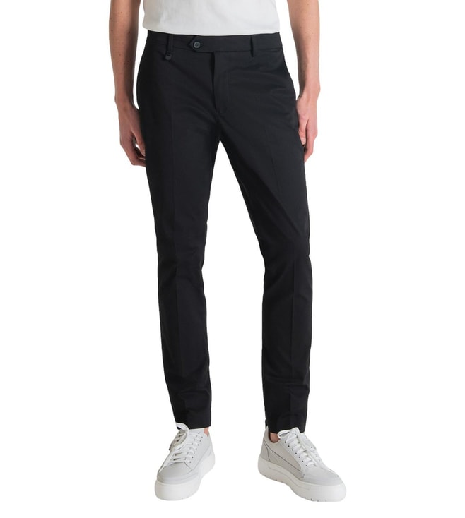 HIGHLANDER Slim Fit Men Black Trousers  Buy BLACK HIGHLANDER Slim Fit Men Black  Trousers Online at Best Prices in India  Flipkartcom