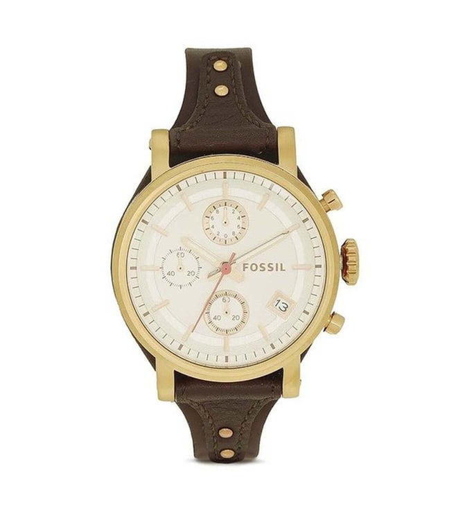 Original boyfriend chronograph leather watch best sale