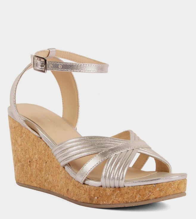 Buy Silver Women's Wedges - The Arlon Silver | Tresmode